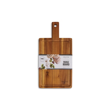 Bklyn Steel Co. Acacia Santos Paddle Board with Juice Well - Md 28899